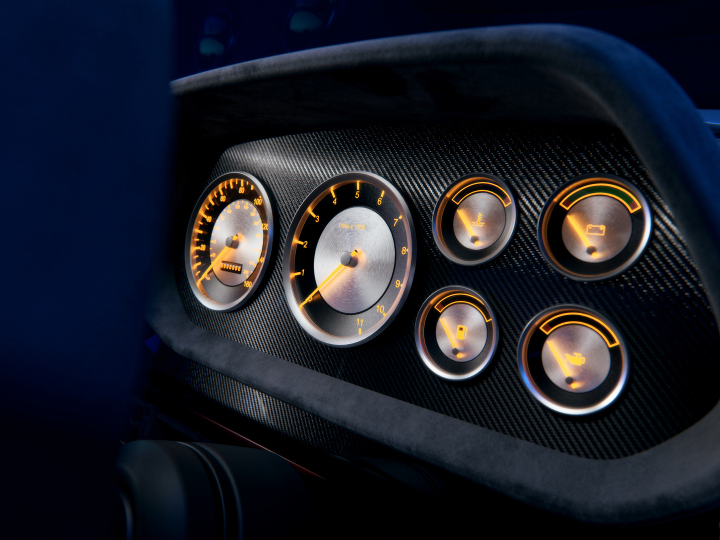 SMALL_Boreham Motorworks Ford Escort Mk1 RS_Instrument Cluster